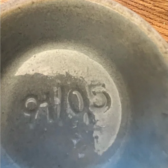 Trink Aus Stein Wine Pitcher Den Edlen Wein German Pottery 1 liter Gray Blue - Picture 5 of 9